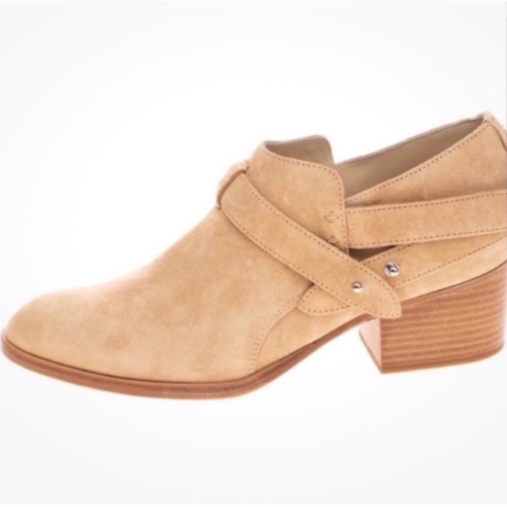 Rag & Bone suede Harley booties size 8